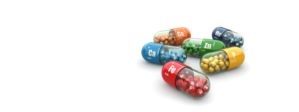 Imagen 3d cápsulas de distintos minerales